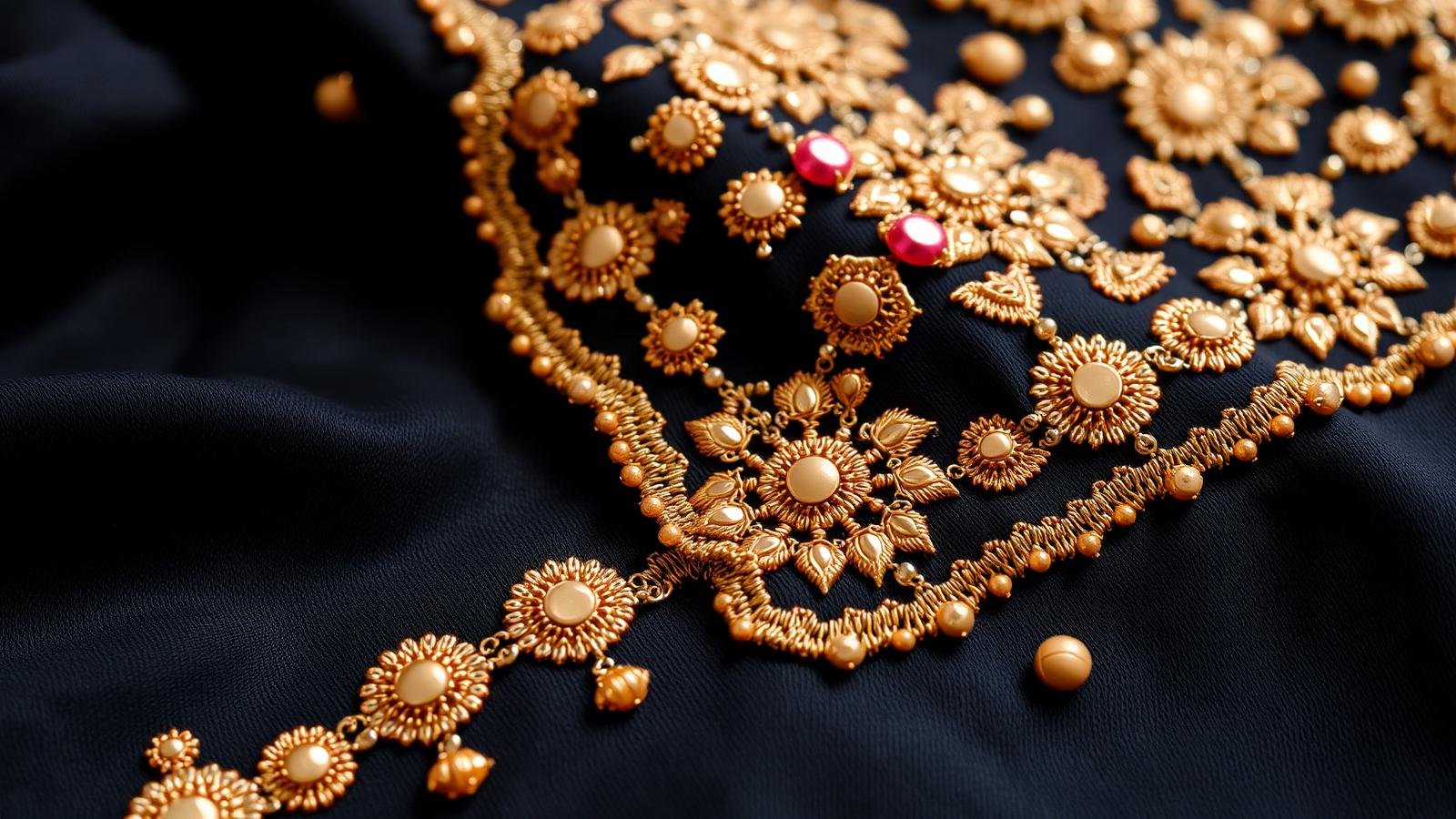Hand embroidery detail